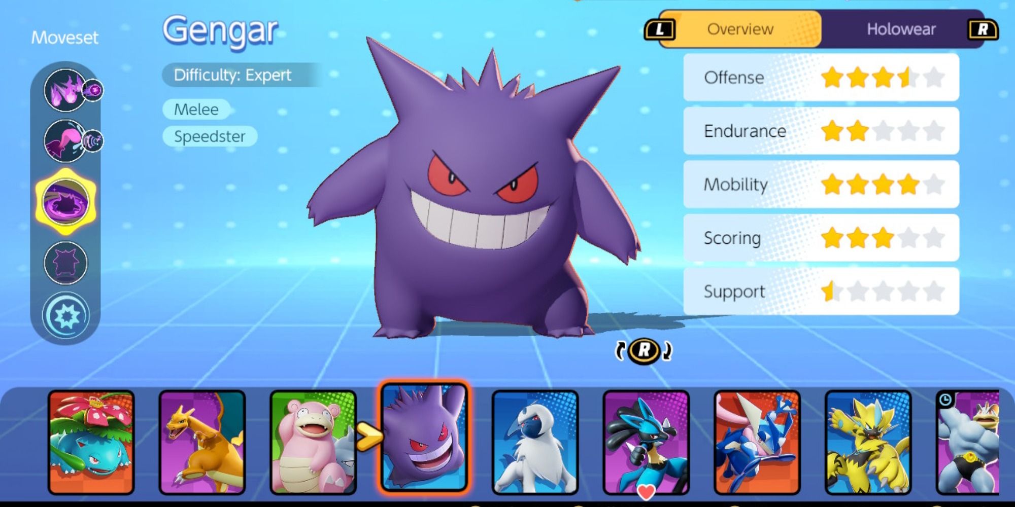 gengar pokemon unite