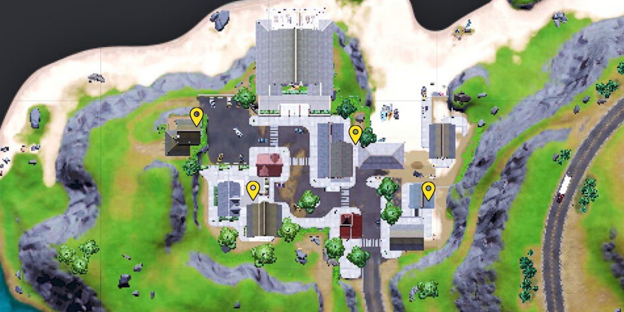 all record locations in craggy cliffs fortnite