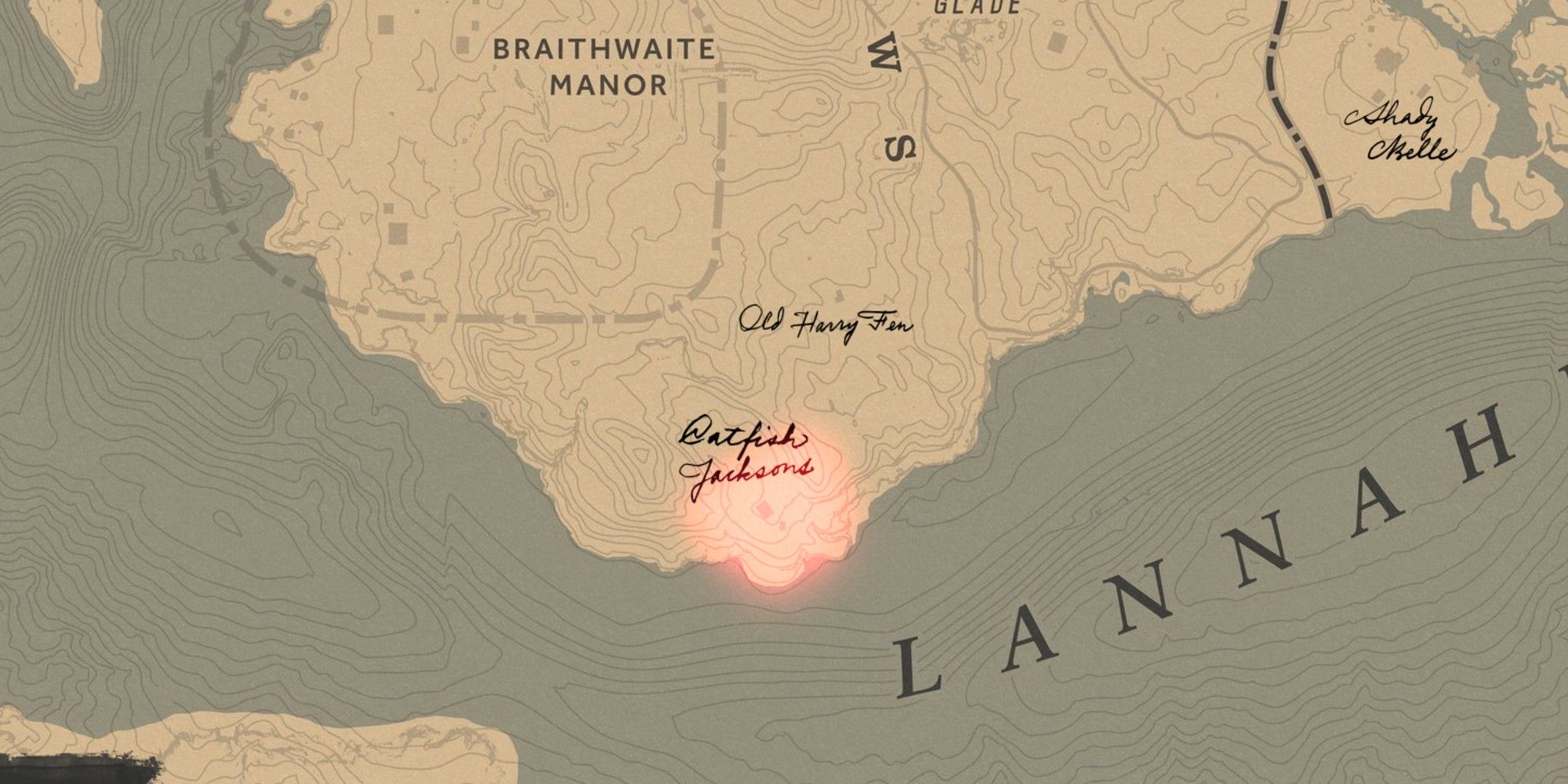 red dead online panther map