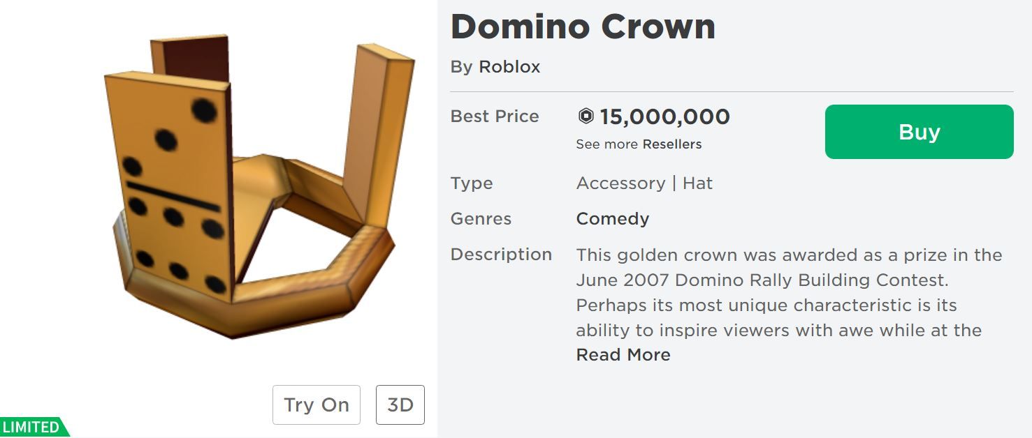 roblox domino crown