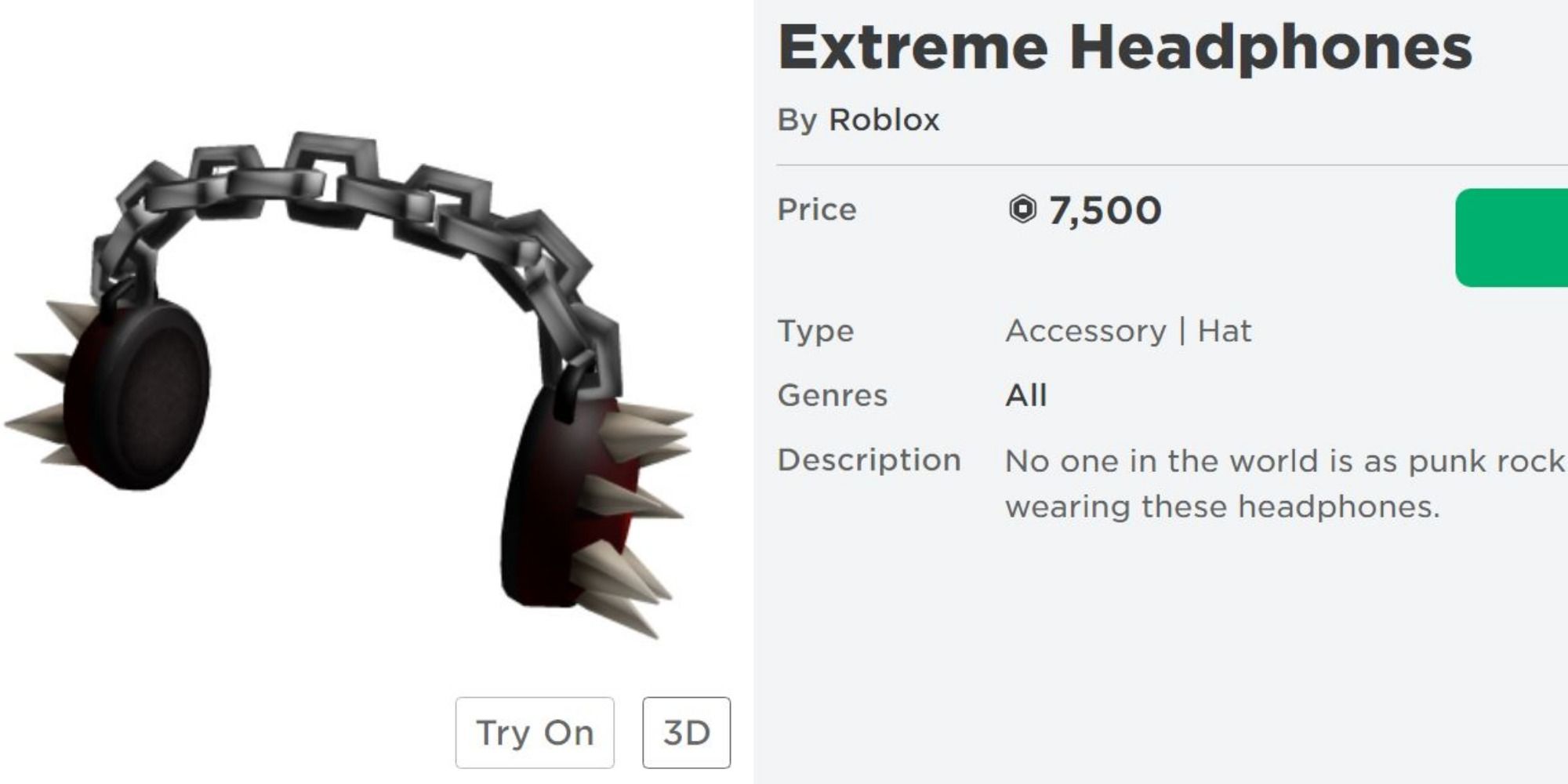 roblox extreme headphones