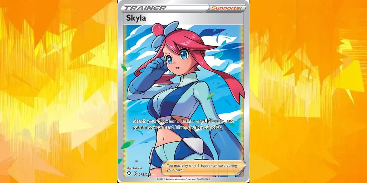 skyla pokemon trading cards shining fates
