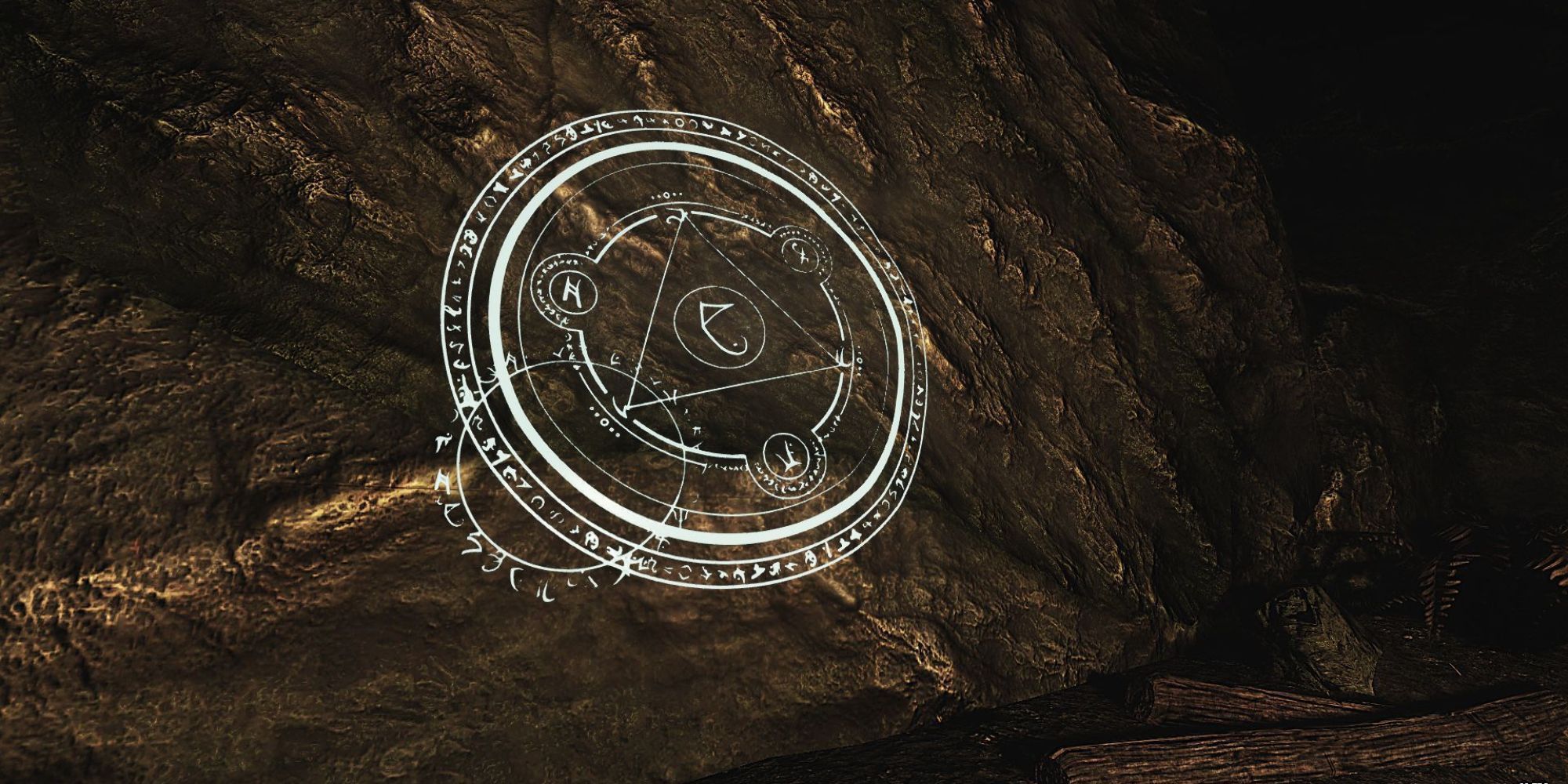 Skyrim Rune On Cave Wall