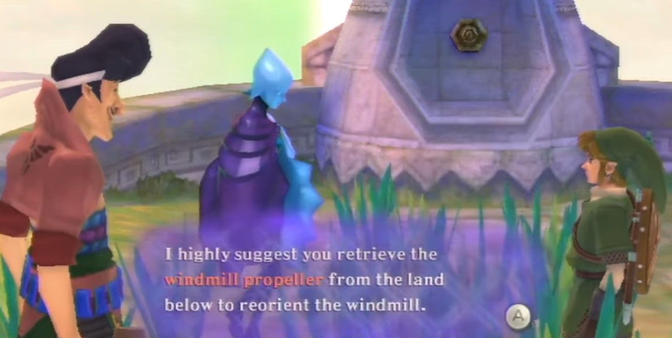 Legend Of Zelda Skyward Sword Windmill Propeller Windmill Fan Propeller Location - Zelda: Skyward Sword HD