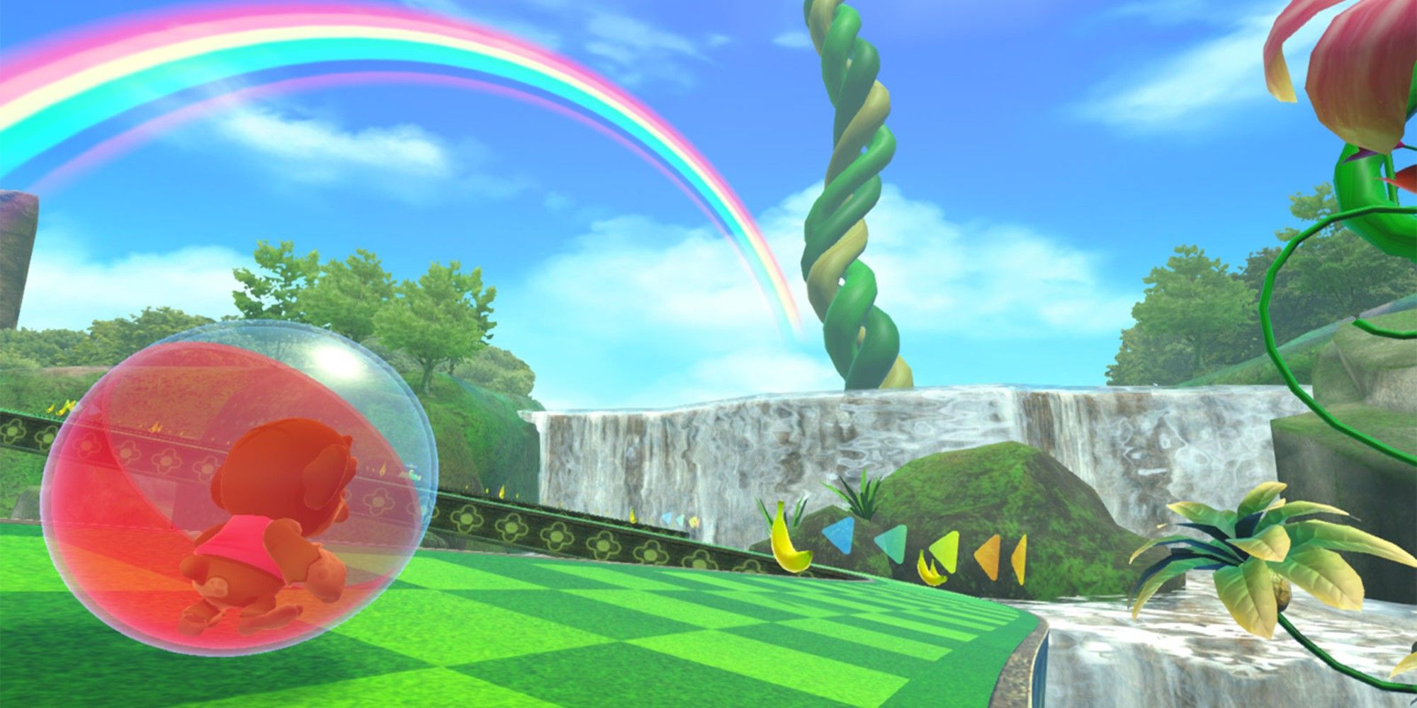 super monkey ball gameplay screenshot of track