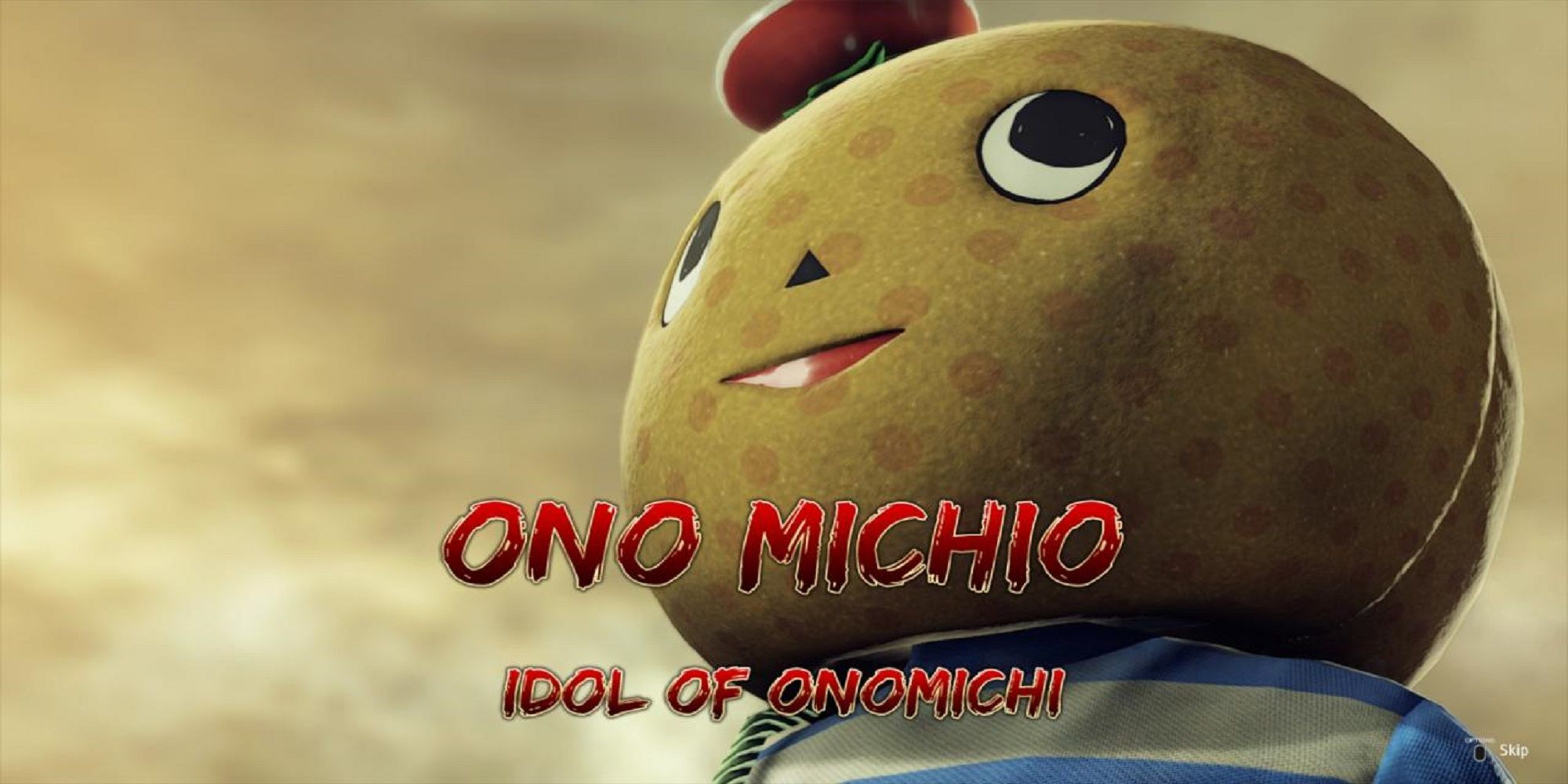 closeup of ono michio summon, titles written on screen