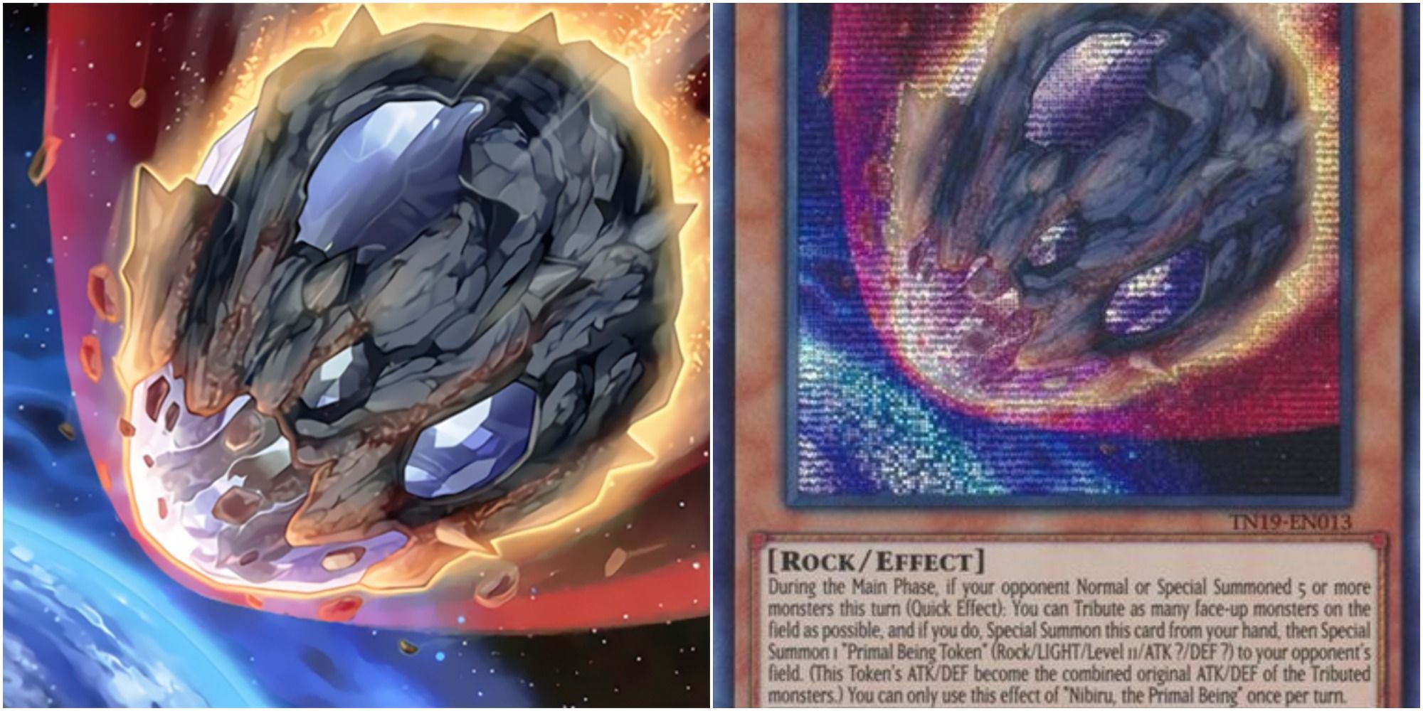 yugioh nibiru the primal being art and card text