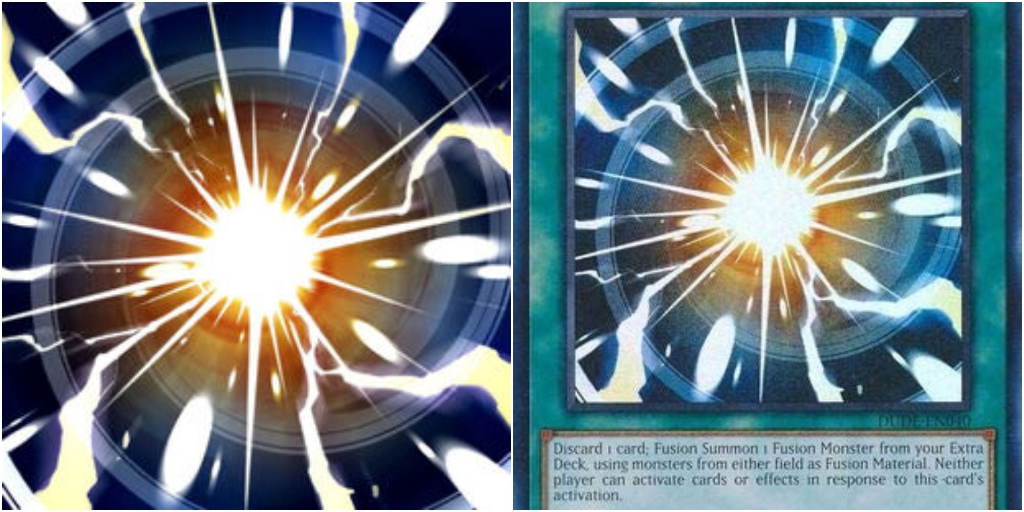 yugioh super polymerization art and card text