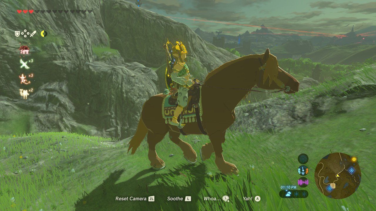 zelda horse riding costume