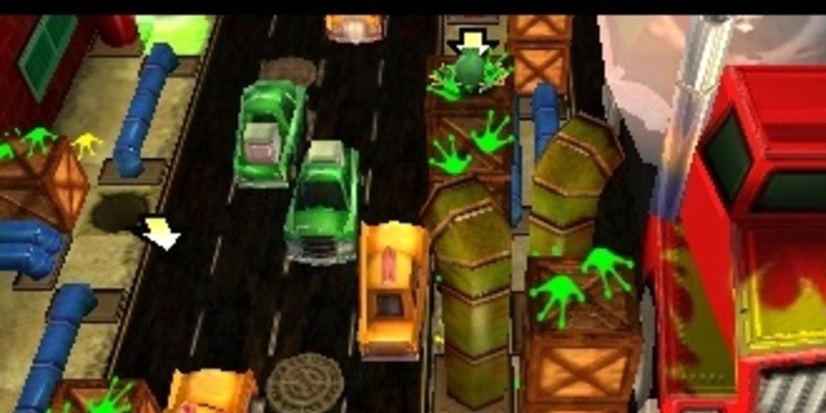 Frogger 3D road.