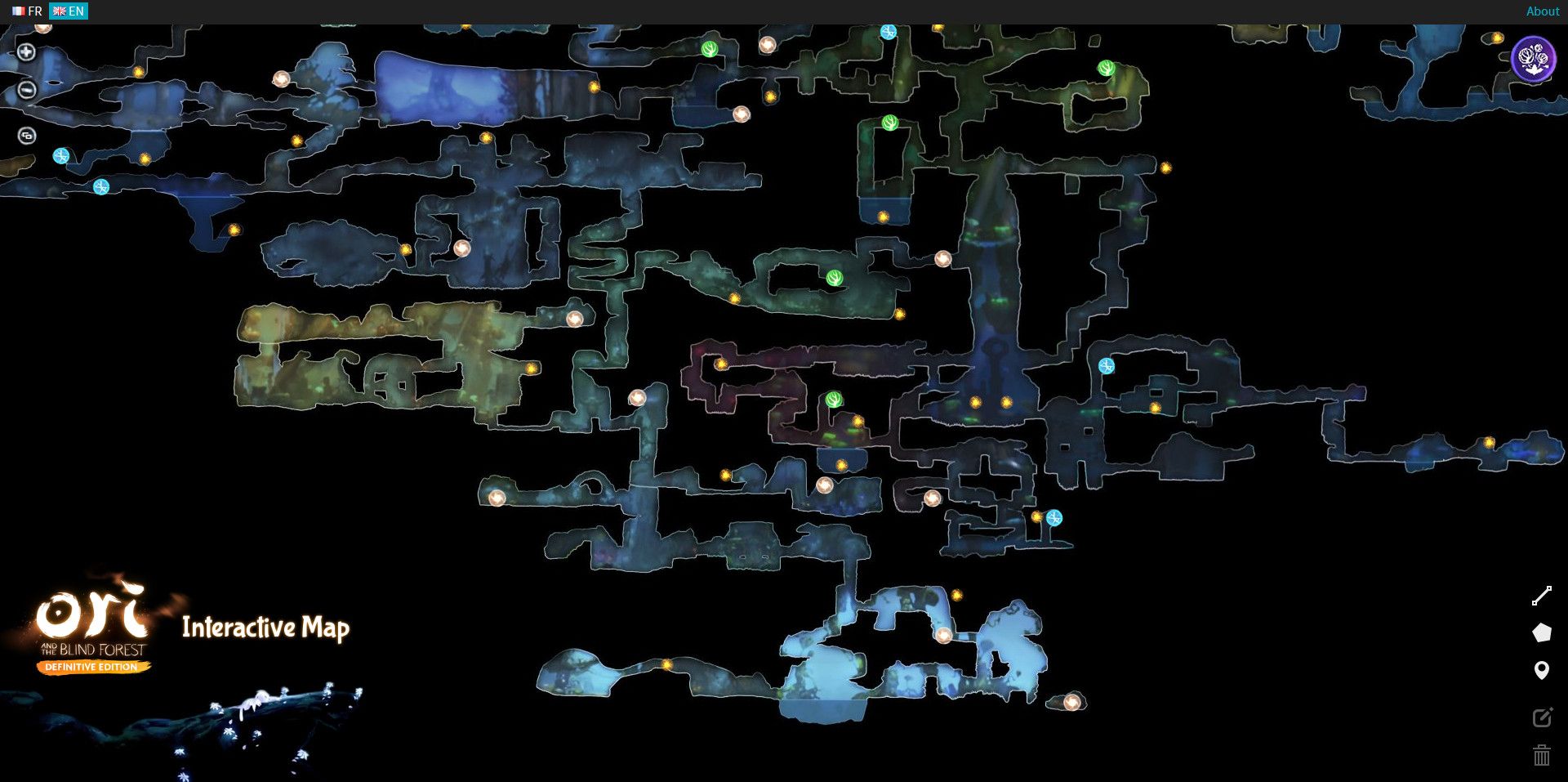 Ori blind forest map