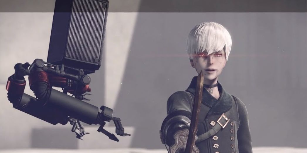 9S Story with Pod Nier Automata 