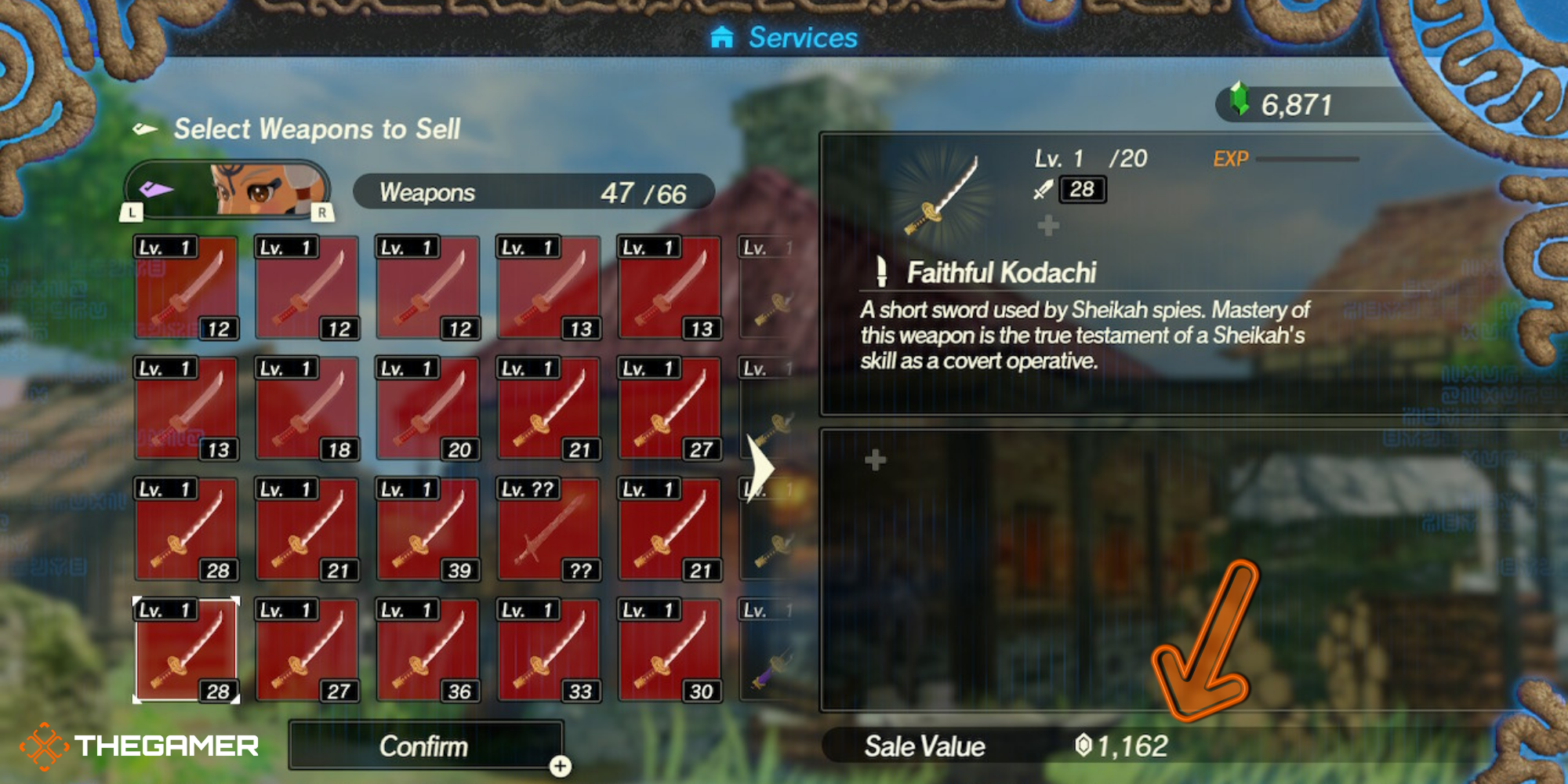 Age of Calamity, Selling Impa's Weapons