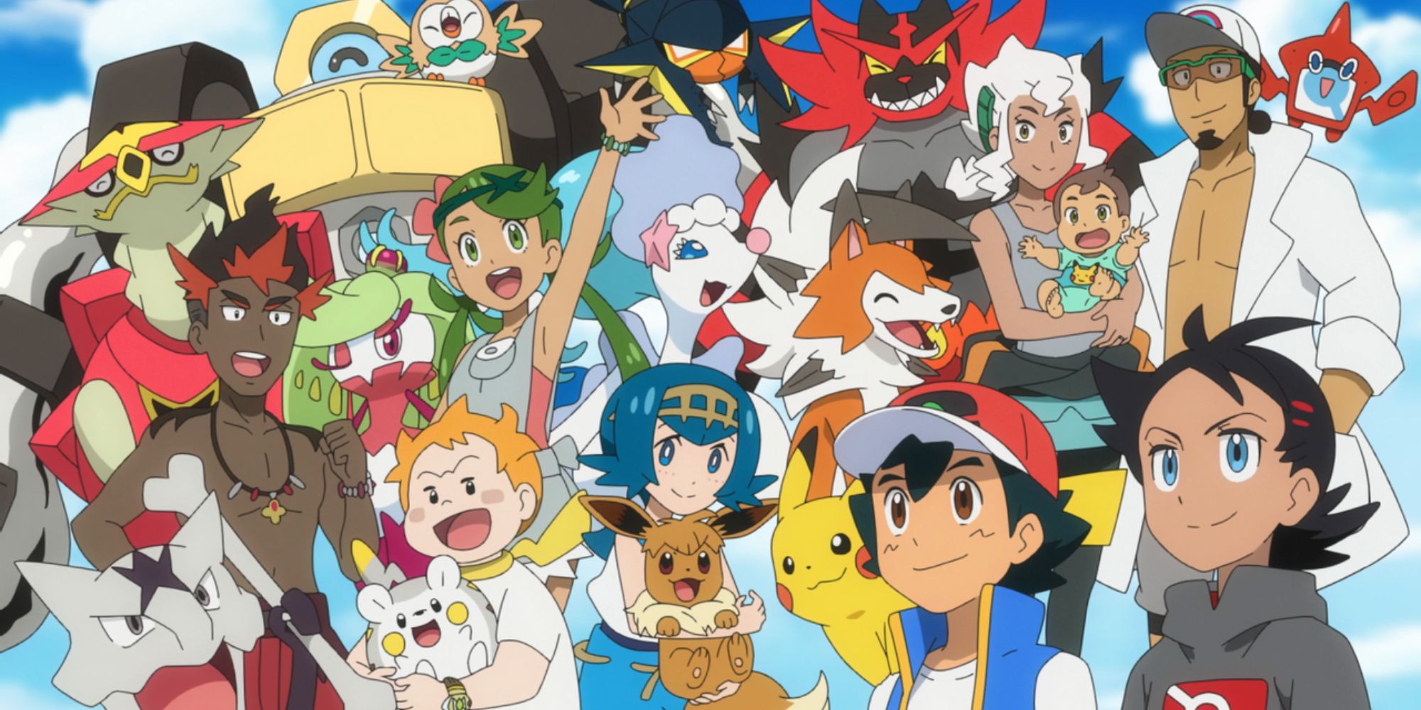 Kiawe Sophocles Lana Mallow Pokemon Burnett Kukui