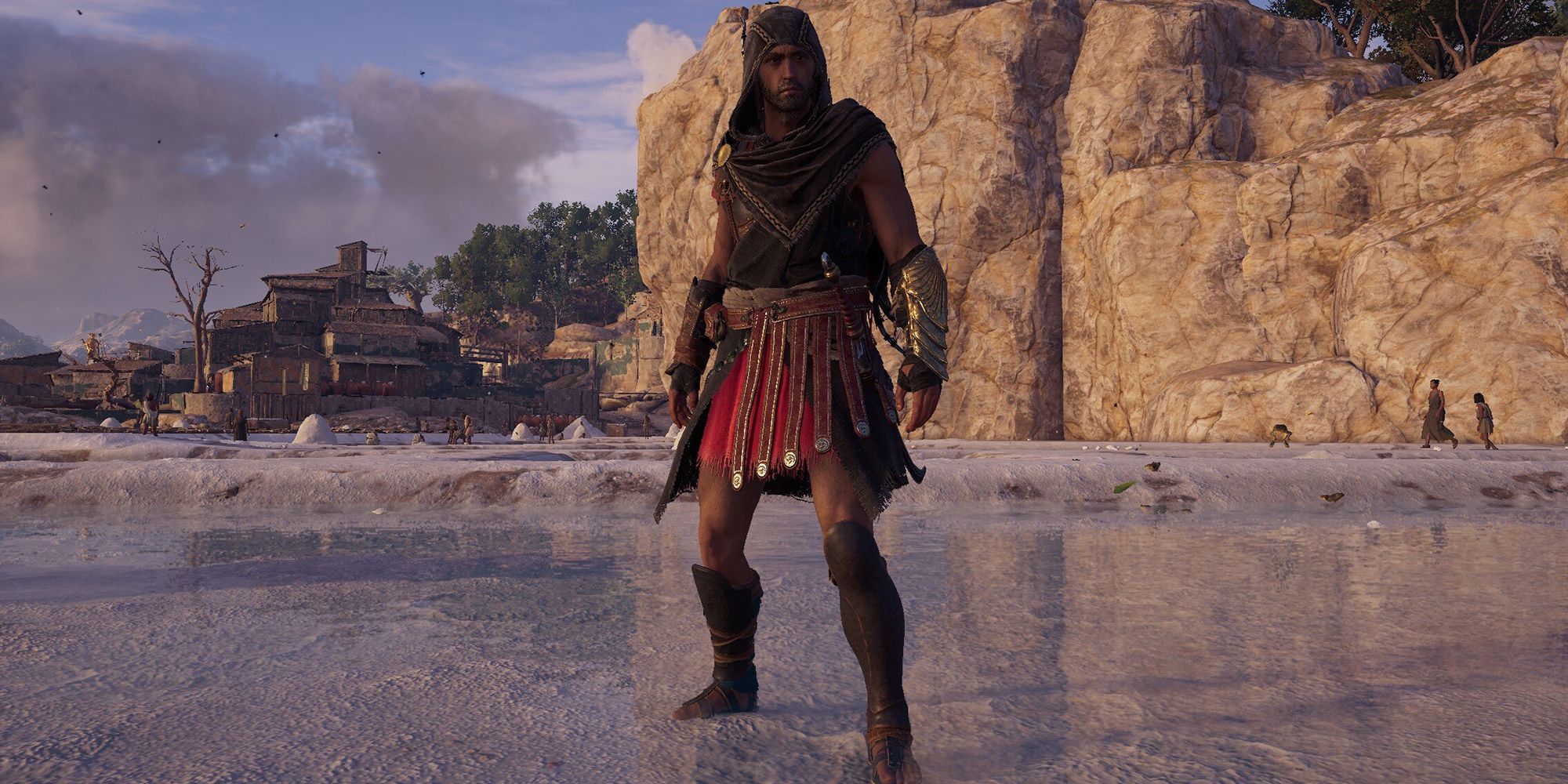 Assassin's Creed Odyssey - Alexios Standing In The Pirate Armor Set