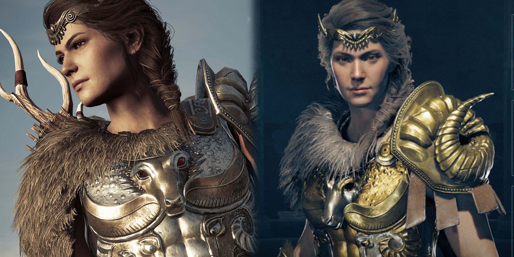 Assassin's Creed Odyssey - The Two Different Variants Of The Greek Heroes Armor Set