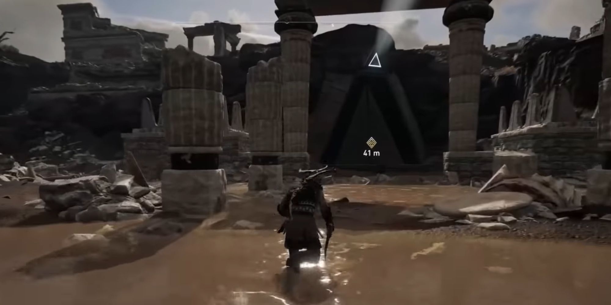 Assassin's Creed Odyssey Screenshot Of Alexios Running To Door