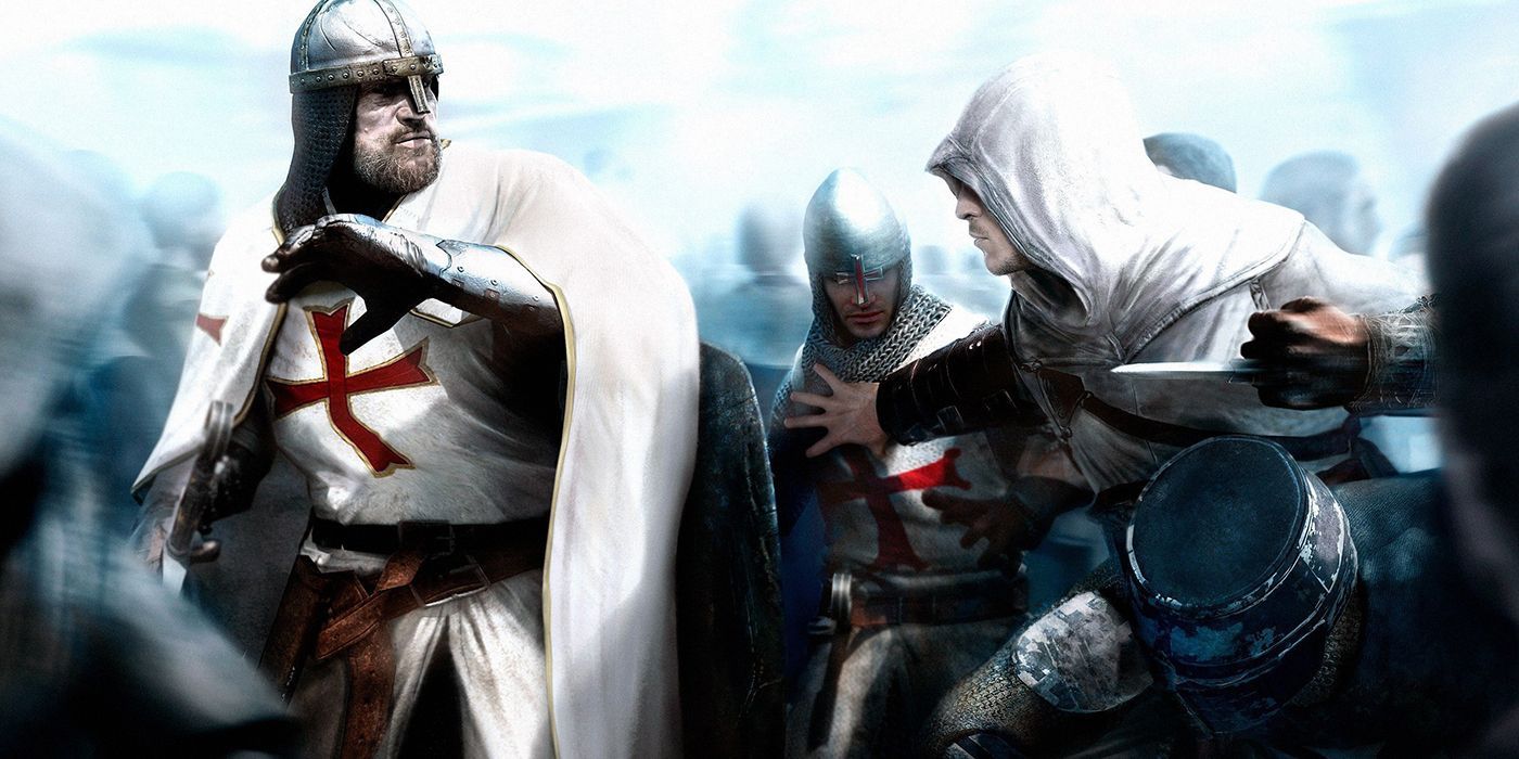 Altair killing Templar knights