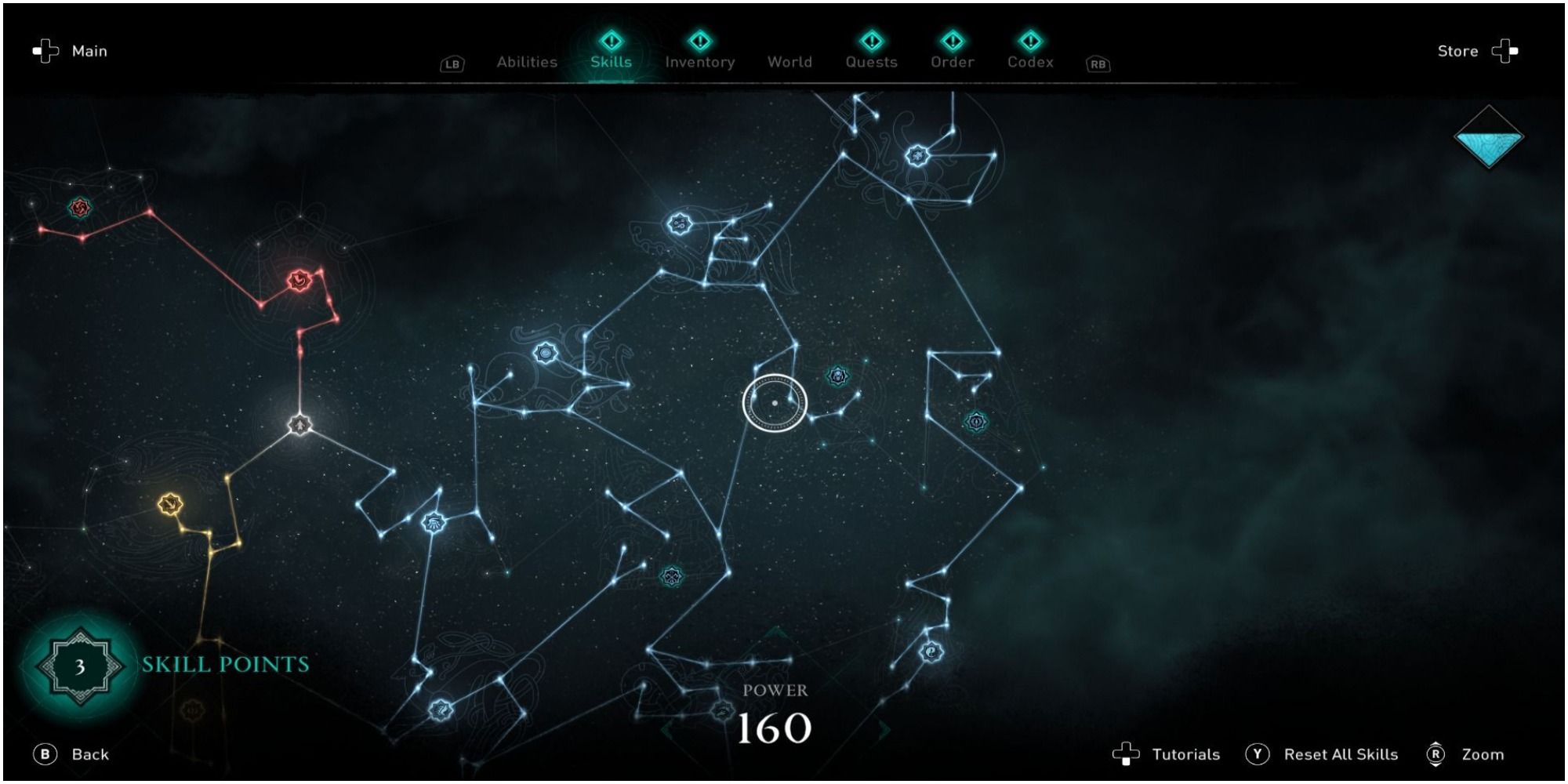 Assassin's Creed Valhalla Way Of The Wolf Skill Tree Mostly Filled Out