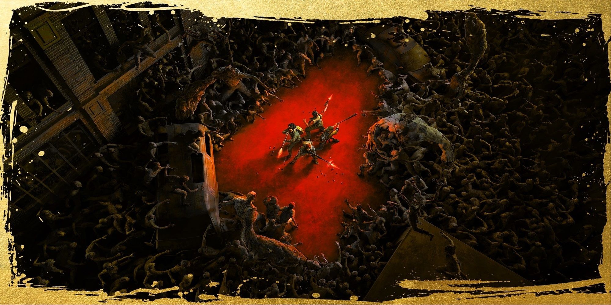 Back 4 Blood on X: We're not seeing red right now, today it's all gold!  Amazing work to the team for getting #Back4Blood through the hordes. Full  steam to October!  /