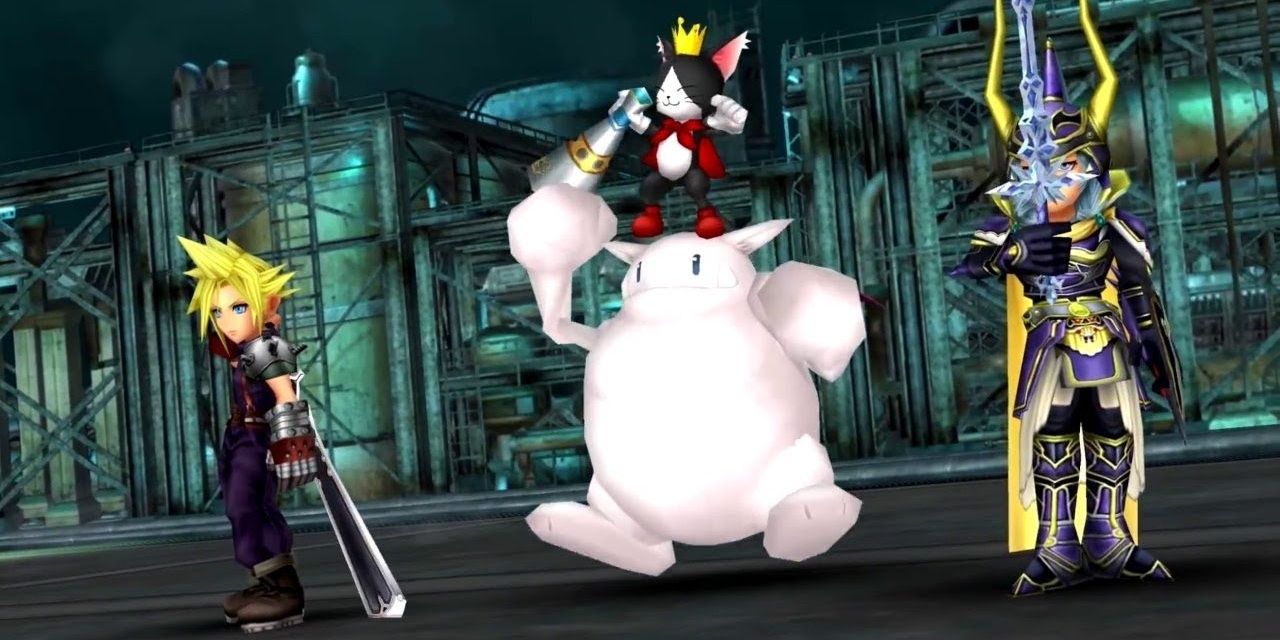 Cait Sith set to battle alongside Cloud in Final Fantasy VII