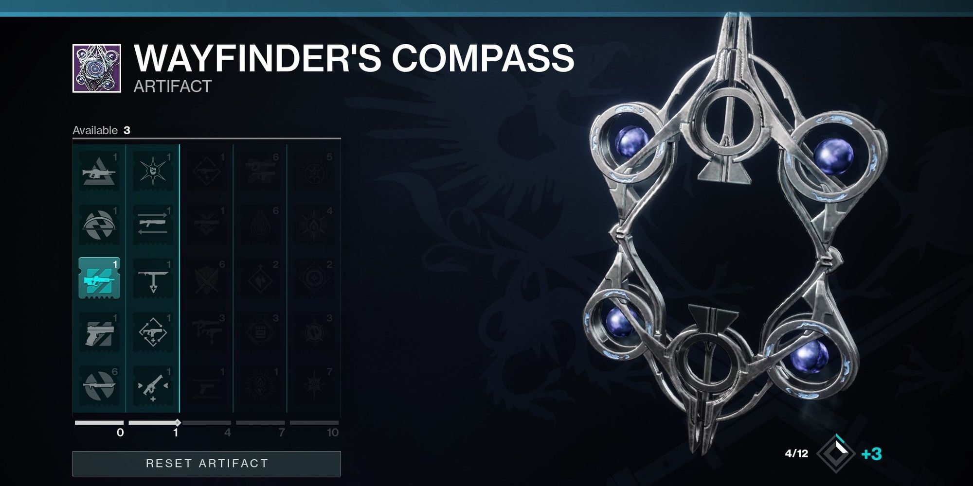 Destiny 2 Wayfinder's Compass Artifact