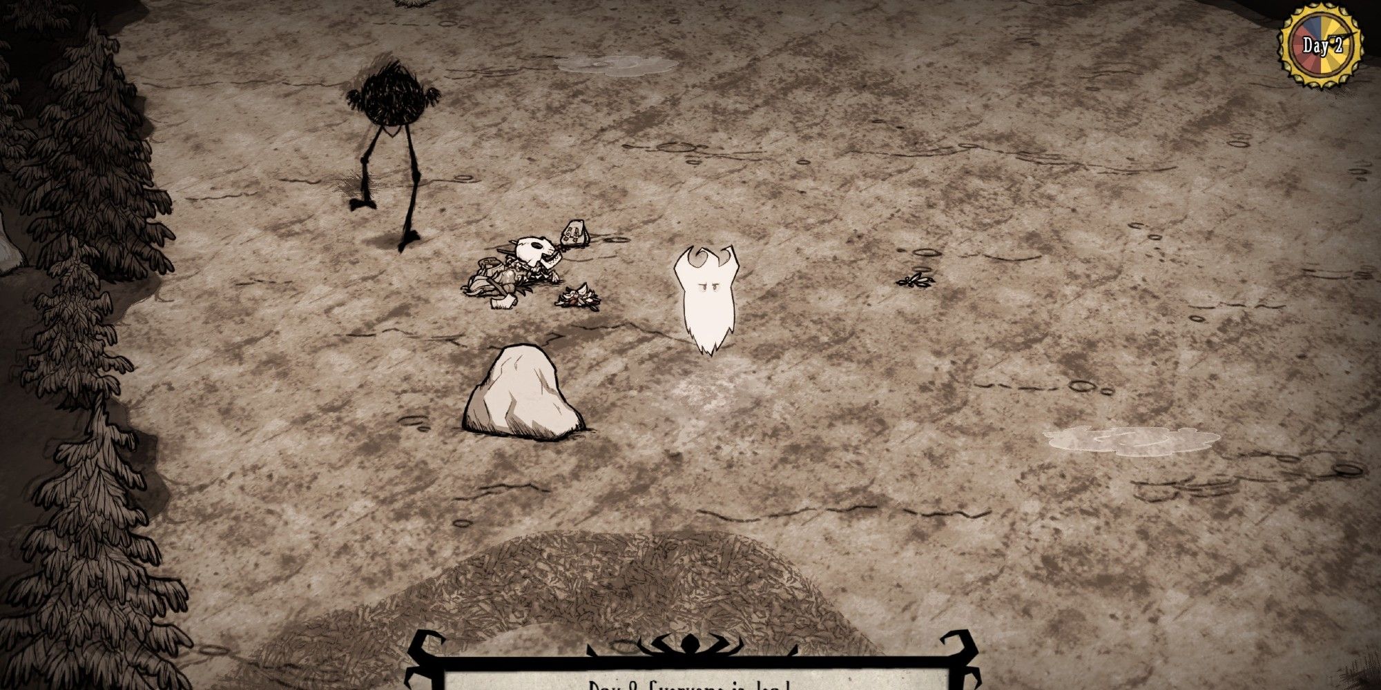 The Ghost Of A Dead Player In Don't Starve Together