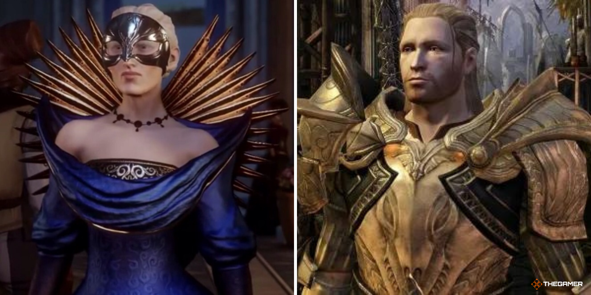 Dragon Age - King Cailan on right, Empress Celene on left