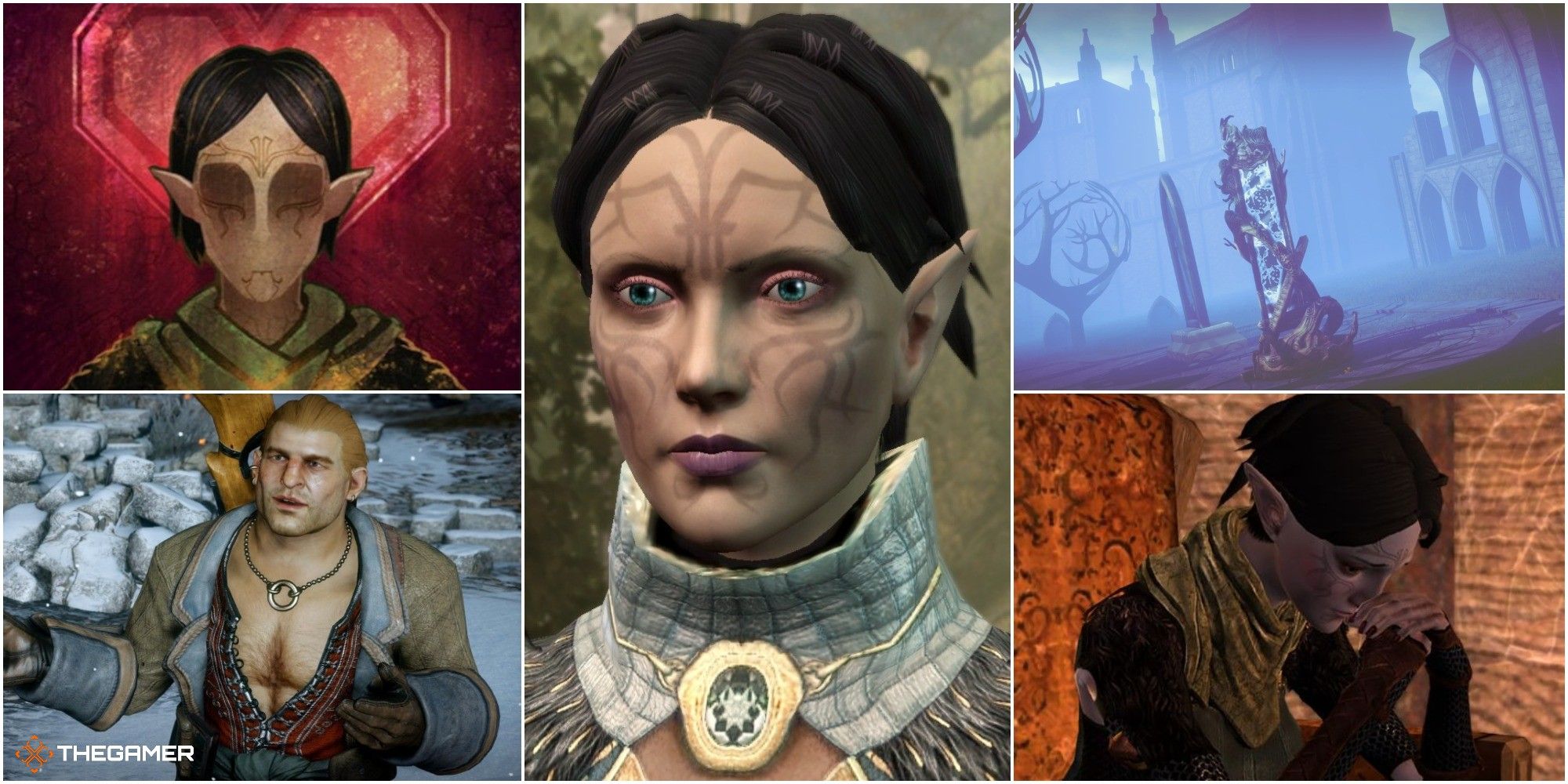 Dragon age_ Merrill and Mahariel  Dragon age, Dragon age games, Female elf