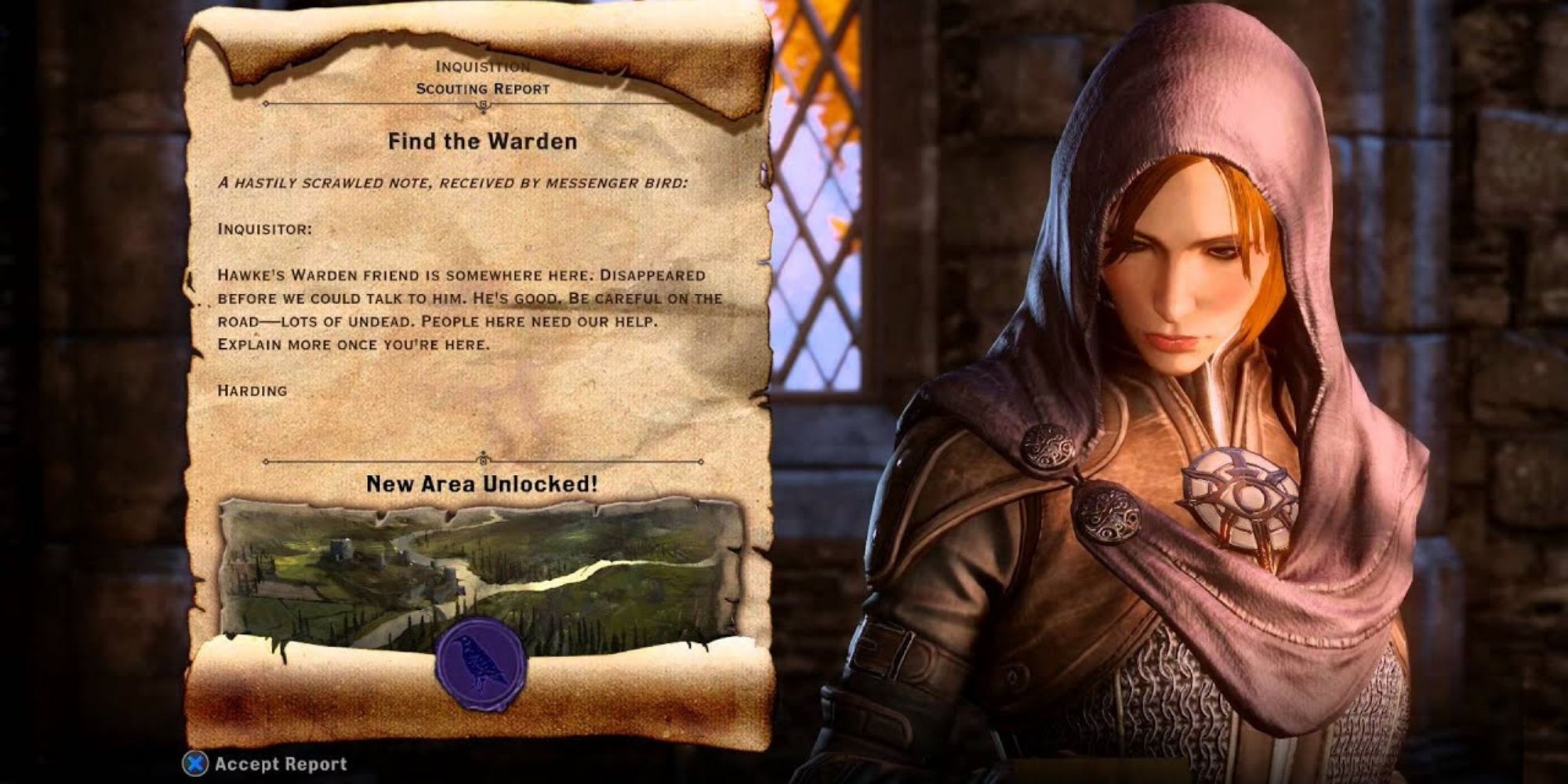Dragon Age Inquisition - Find the Warden War Table Operation, Completed