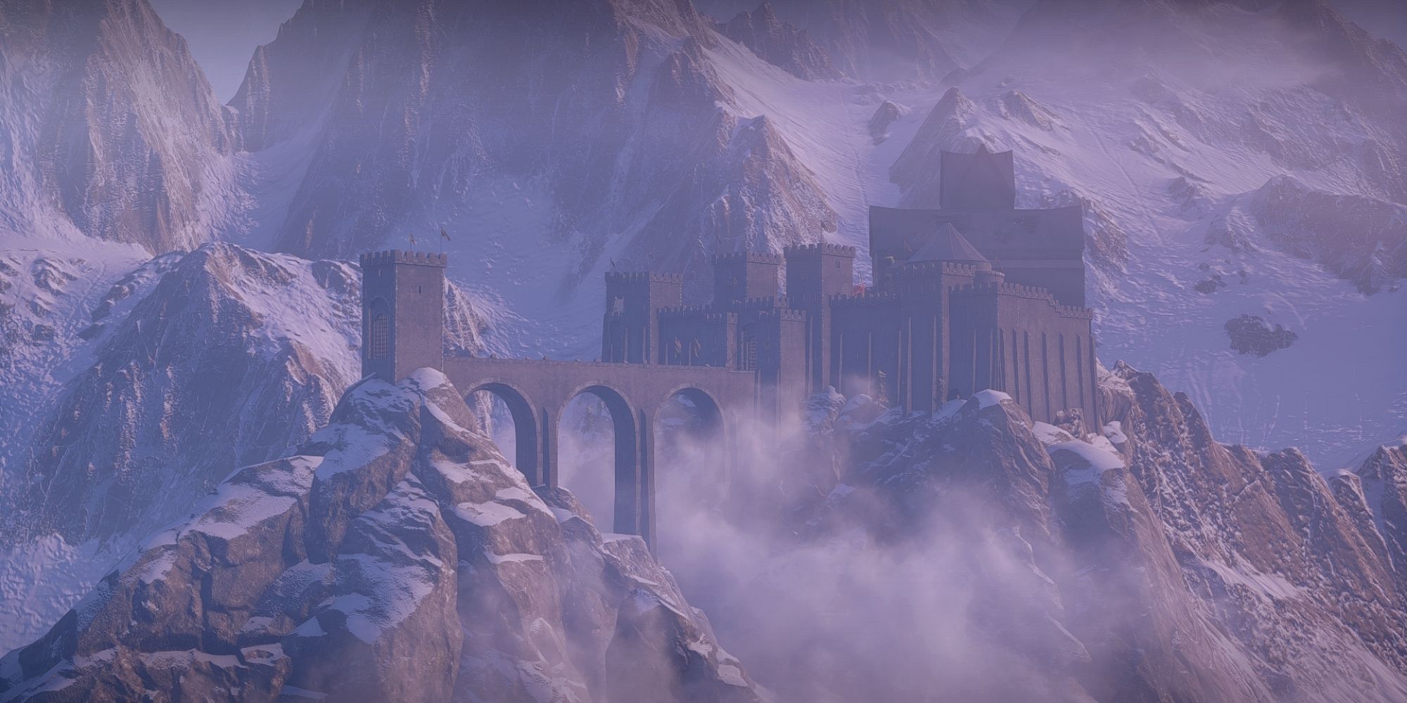 Dragon Age Inquisition - Skyhold as viewed from afar