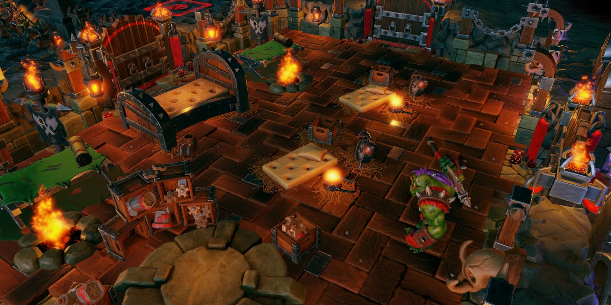 A monster in a lair in Dungeons 3
