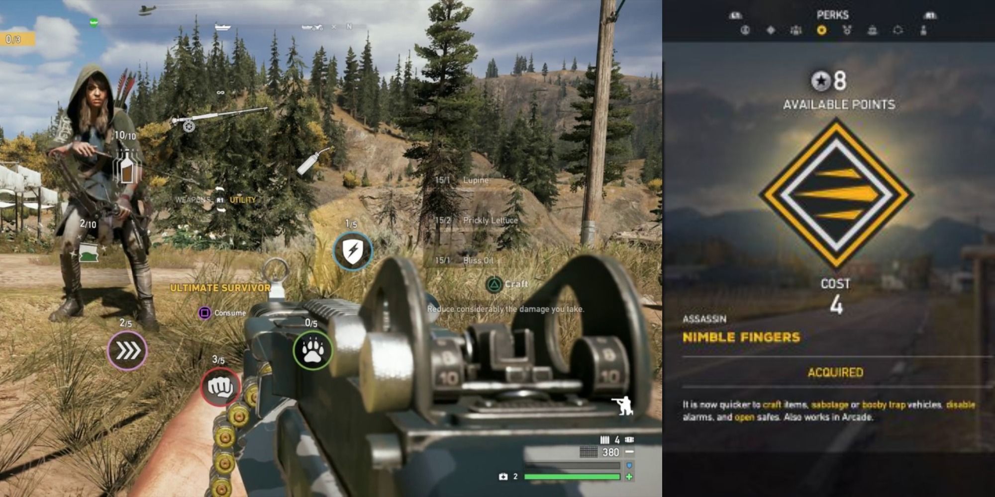 Far Cry 5 Nimble Fingers Perk description and it in action