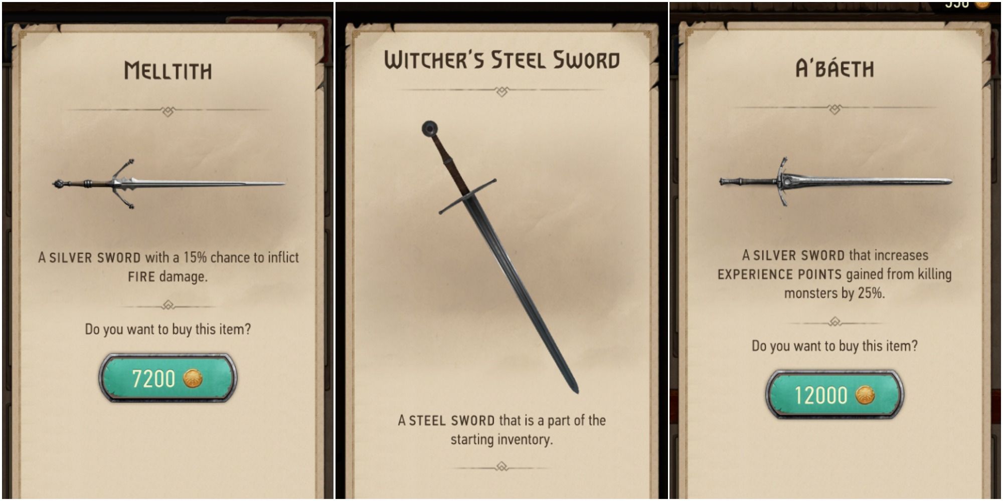 Every Sword In The Witcher: Monster Slayer, Ranked