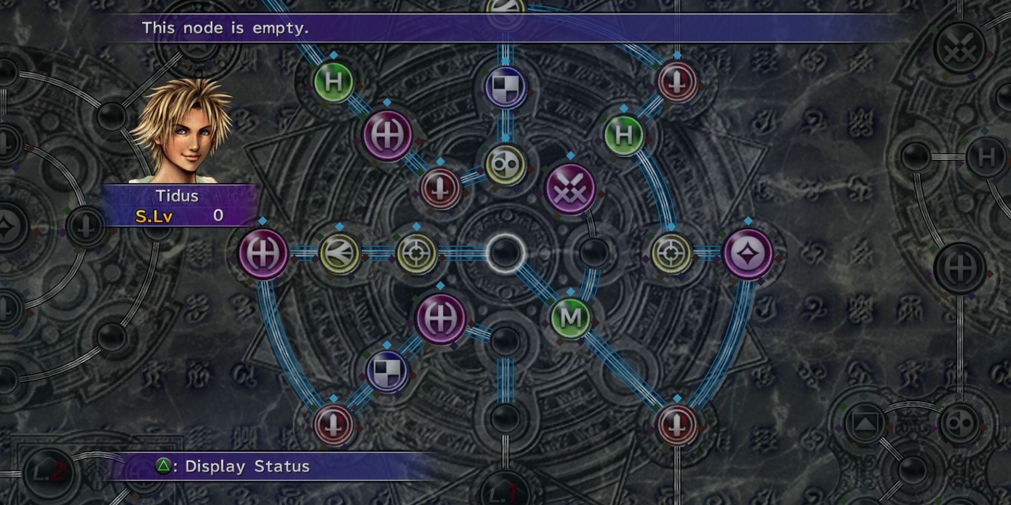 Final Fantasy 10 Tidus Sphere Grid