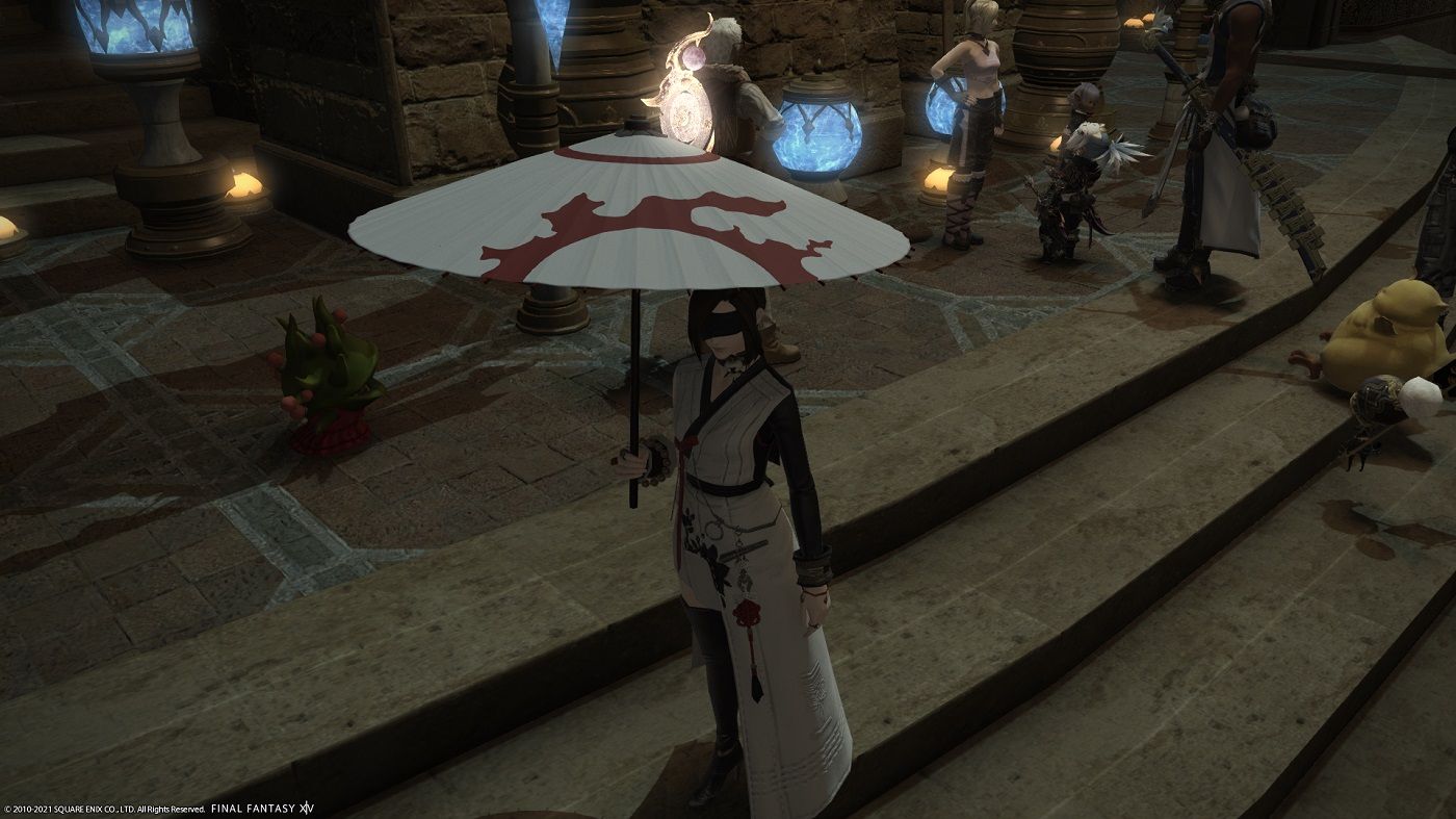 Final Fantasy 14 Red Moon Parasol