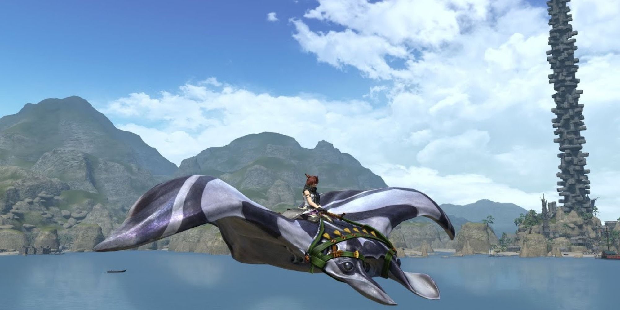 Final Fantasy 14 Striped Ray Beast Tribe Mount