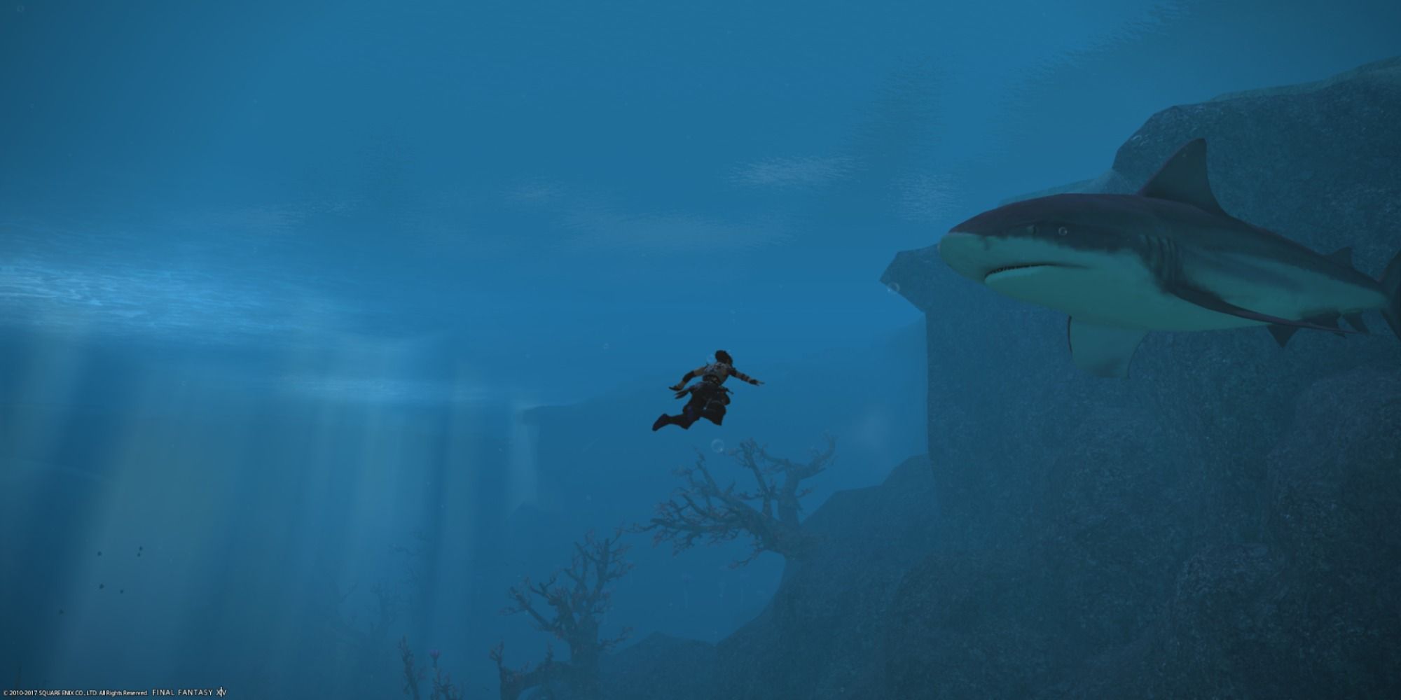 Final Fantasy 14 Underwater Diving