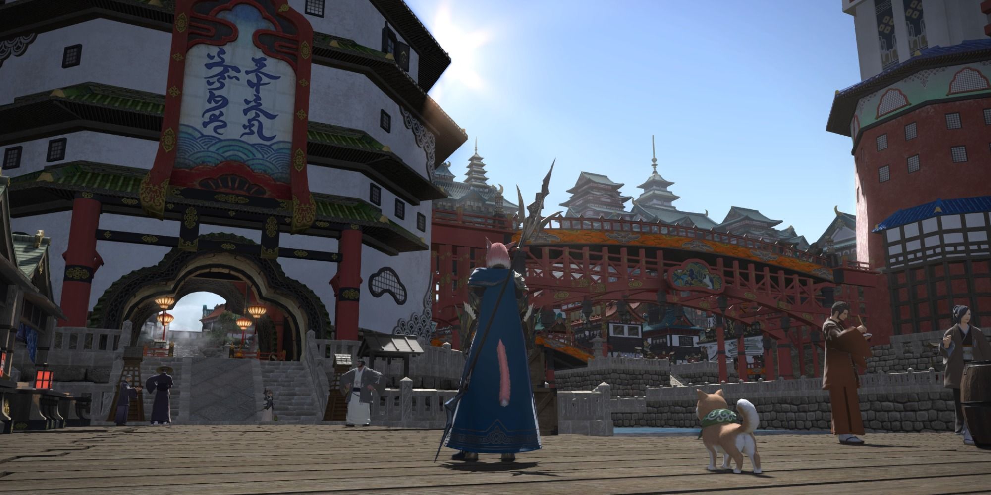 Kugane in Final Fantasy XIV - An eastern aesthetic city