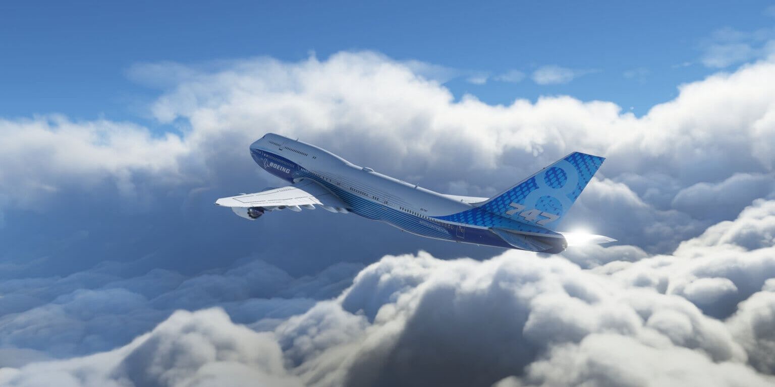 Boeing747-8 in Microsoft Flight Simulator