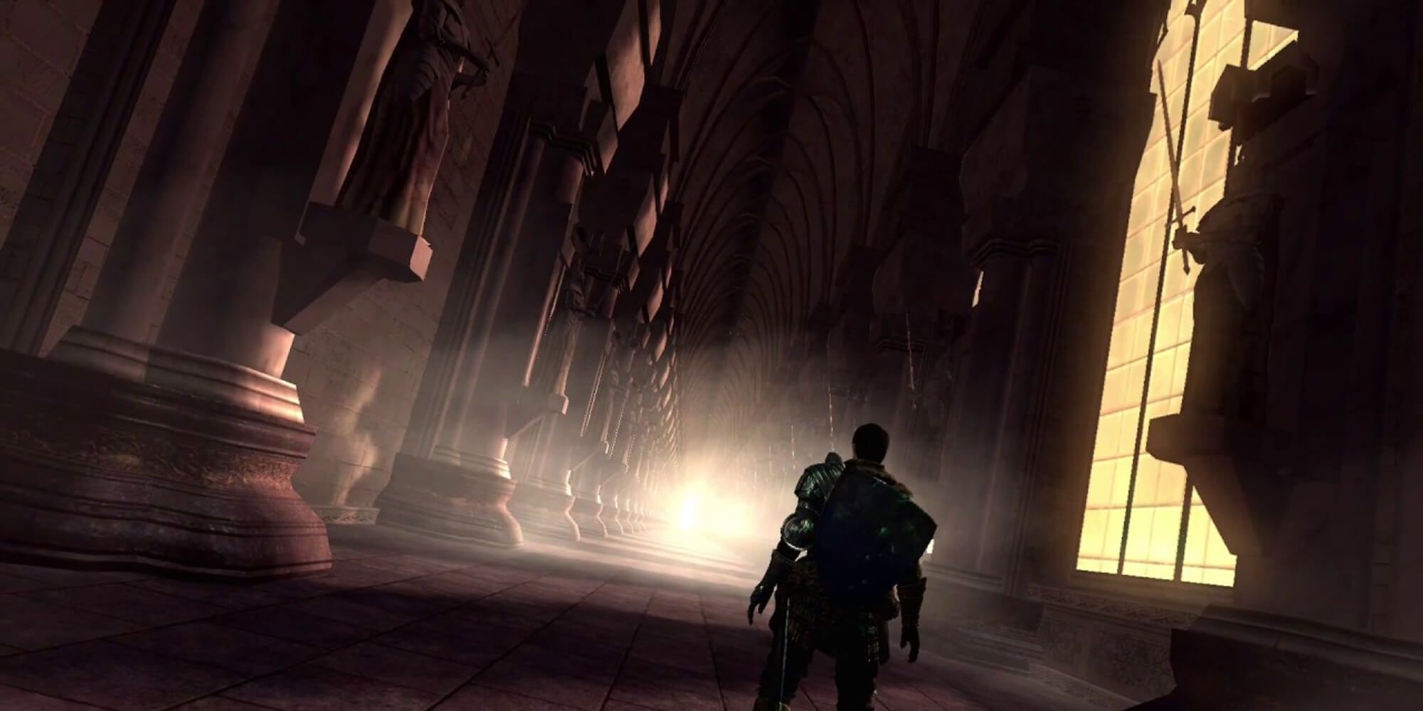 Gwyndolin's Hallway As He Prepares To Fight