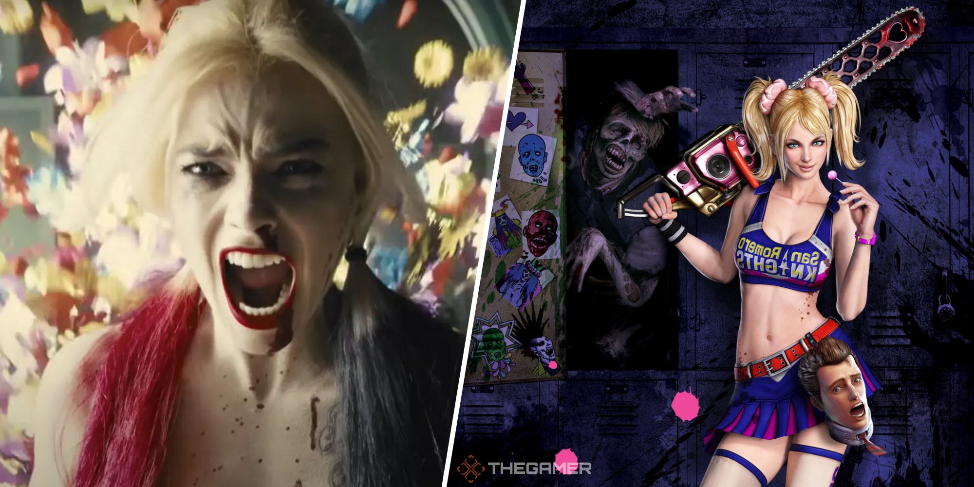 Harley Quinns Breakout Fight Scene In The Suicide Squad Was Inspired By Lollipop Chainsaw