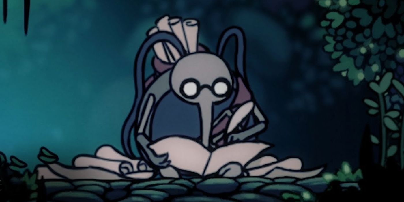 Hollow Knight Best Characters cornifer writing on paper
