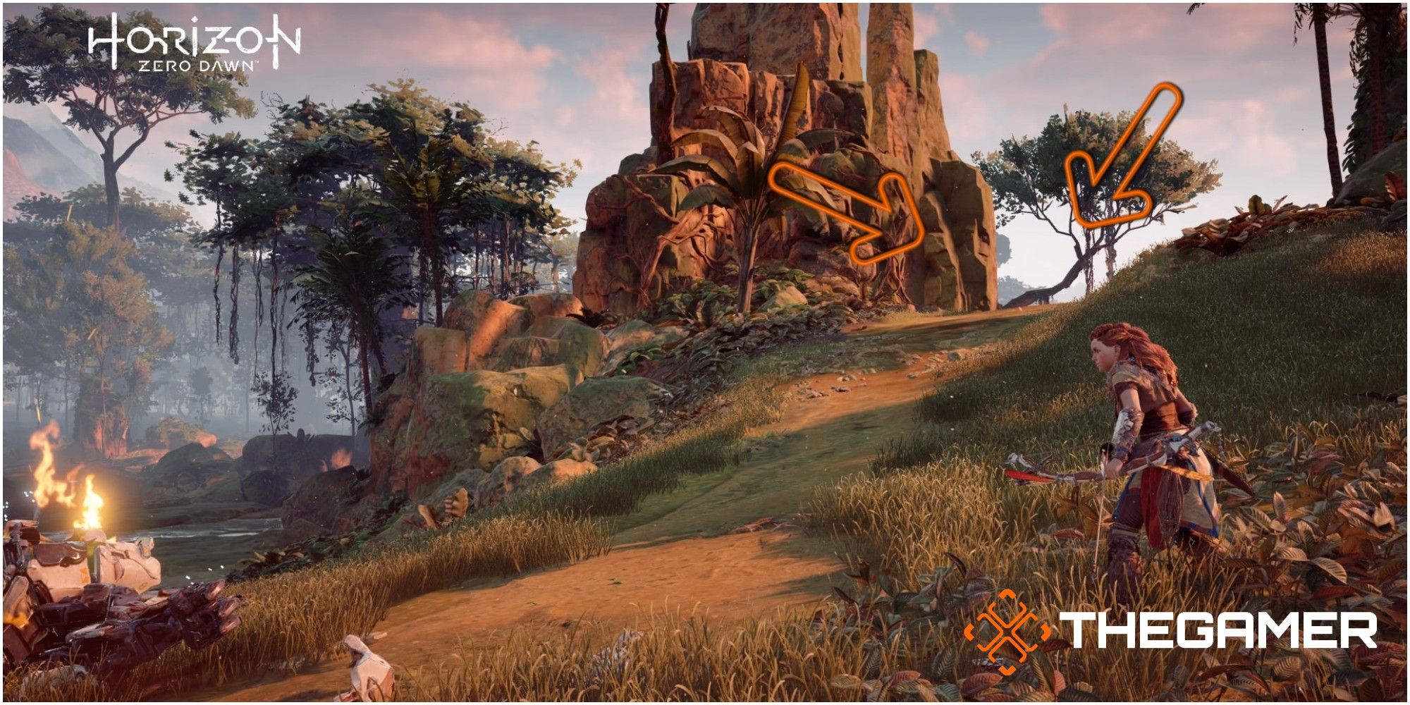 Horizon Zero Dawn Metal Flower Location Set Three Metal Flower A Location