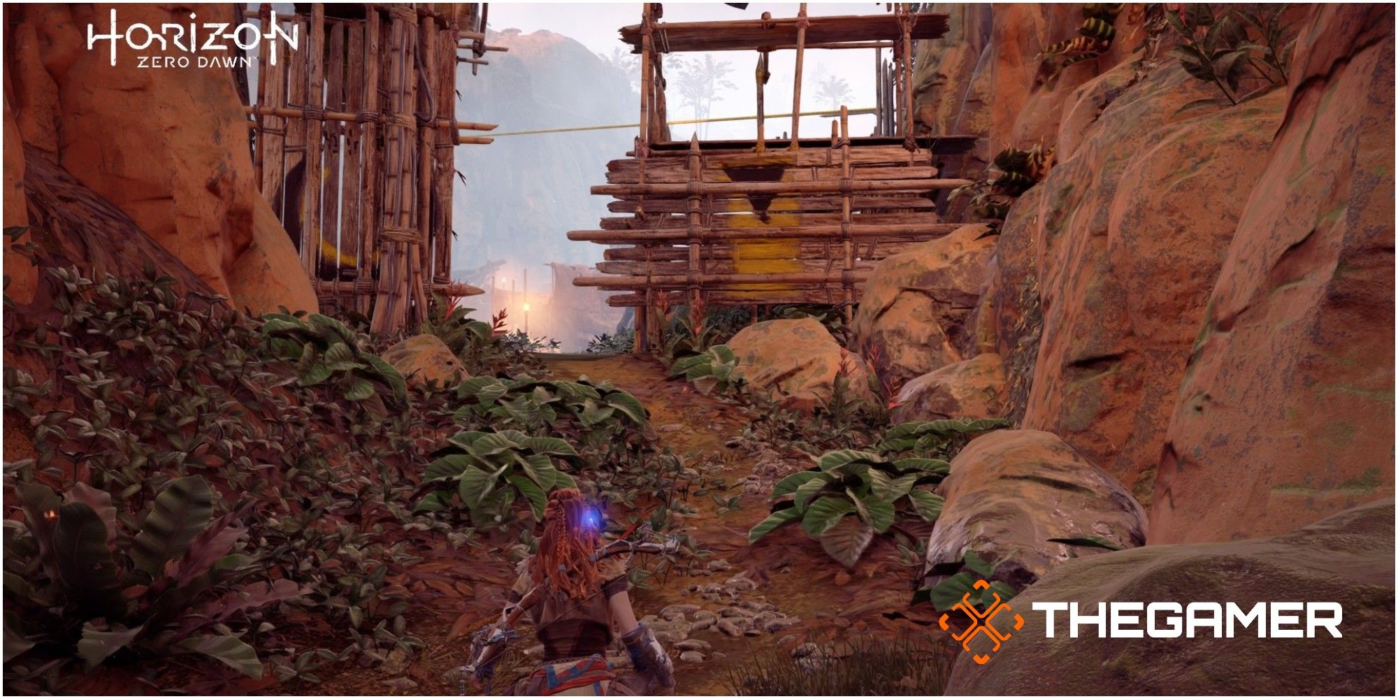 Horizon Zero Dawn Metal Flower Location Set Three Metal Flower D Entrance To Dig Site