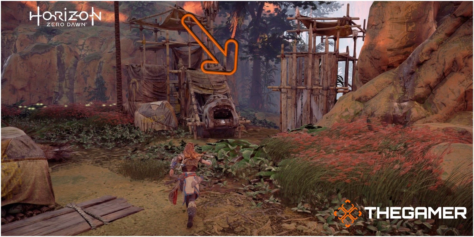 Horizon Zero Dawn Metal Flower Location Set Three Metal Flower D Exit From Dig Site