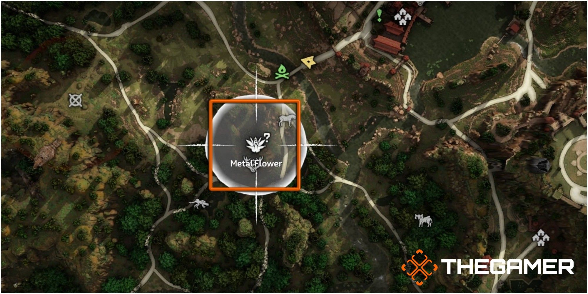 Horizon Zero Dawn Metal Flower Location Set Three Metal Flower E Map Location