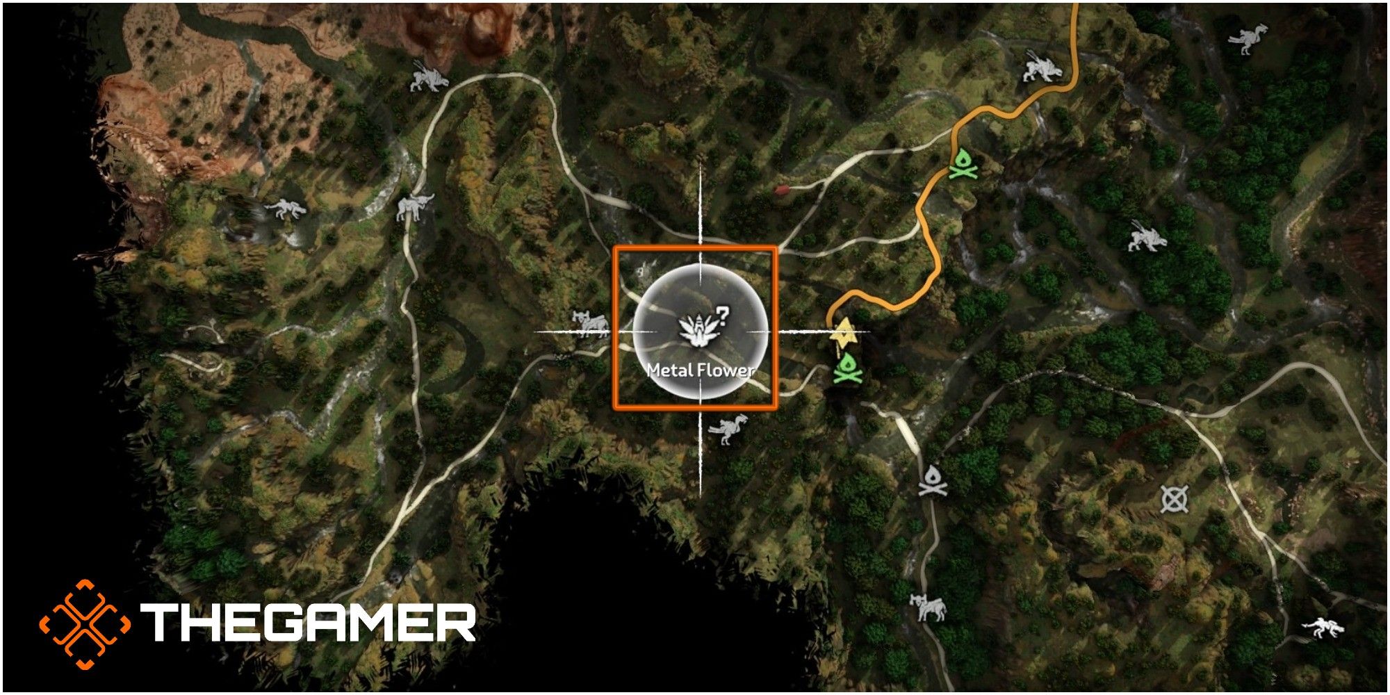 Horizon Zero Dawn Metal Flower Location Set Three Metal Flower G Map Location