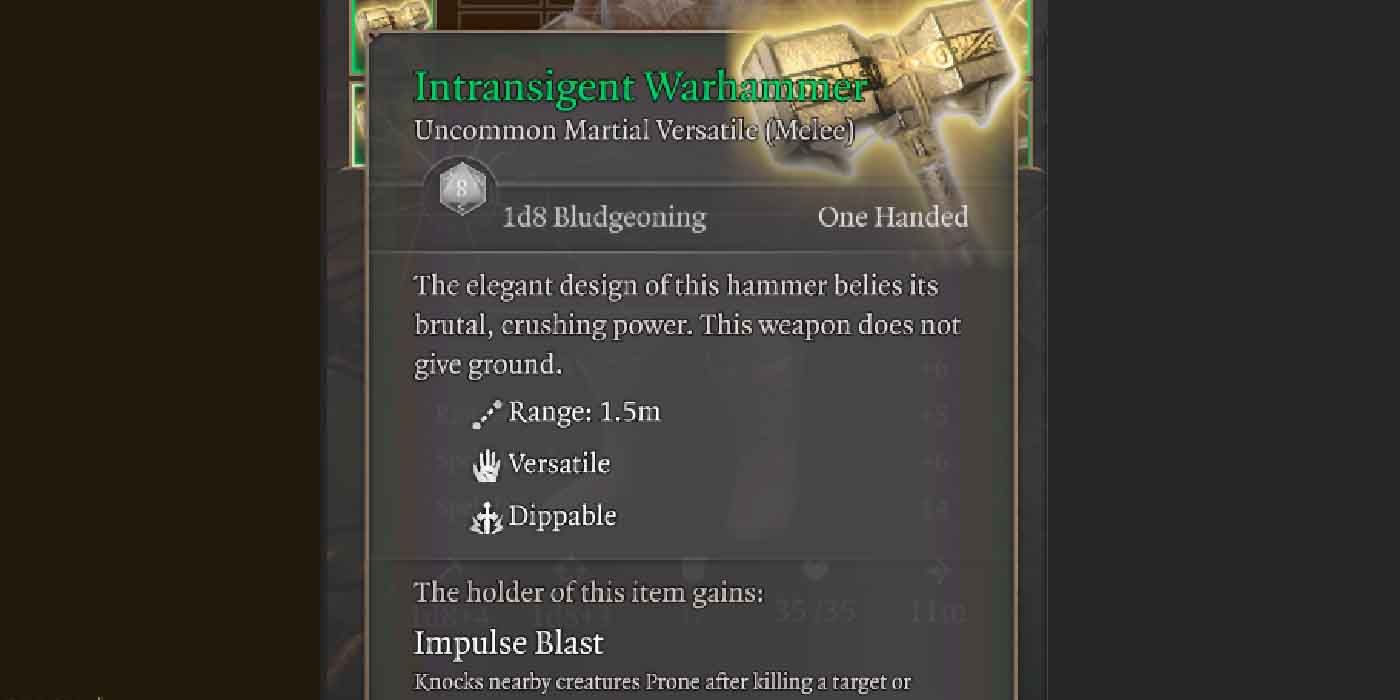 Intransigent Warhammer_The Best Weapons and Armor in Baldur's Gate 3