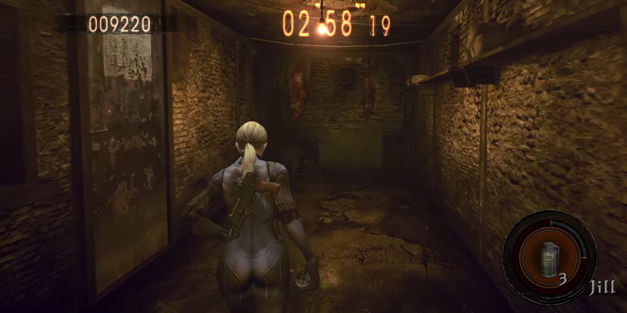 Resident Evil 5: Jill Wearing Her Battle Suit Outfit During Mercenaries Mode